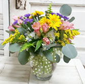 A Small World Vase Arrangement