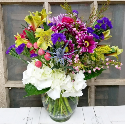 The Opal Bouquet Vase Arrangement in Greensboro, NC - Sedgefield ...