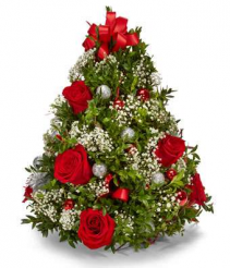 A Very Merry Christmas Tree Holiday Arrangement