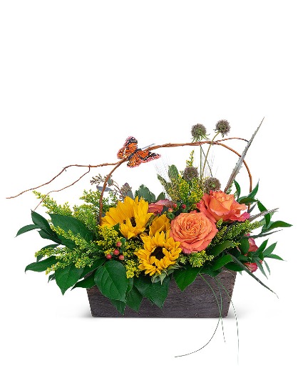 A Walk at Sunset Flower Arrangement