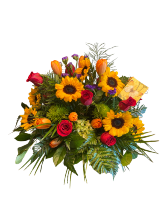 A Warm Embrace Basket arrangement