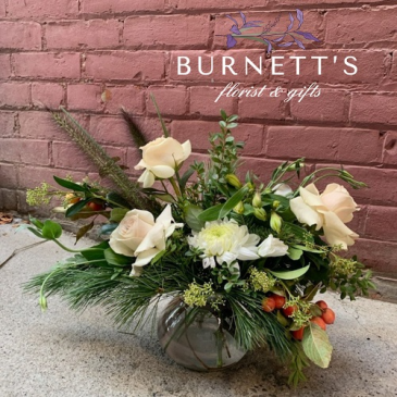 A Winter Breeze Vase Arrangement in Kelowna, BC | Burnett's Florist