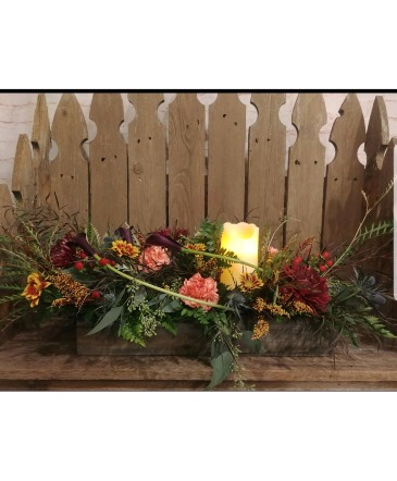 A Woodland Fall Arrangement in Brighton, IL | Leanne's Pretty Petals