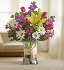 Gathering Spring Vase Arrangement