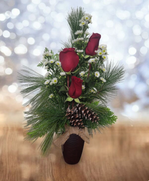 Winter Love FHF-W012025 Fresh Flower Arrangement  local only