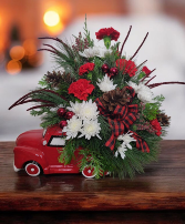 Winter Travels FHF-C0625 Fresh Flower Keepsake local only