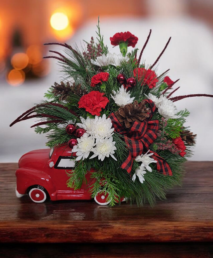 Winter Travels FHF-C0625 Fresh Flower Keepsake local only