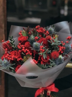 Winter Berry Romance Bouquet 