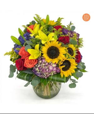 Abundance of Fall Flower Arrangement