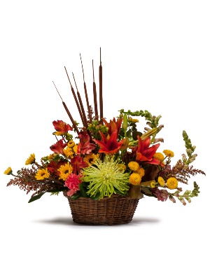 Abundant Basket All Around Arrangement