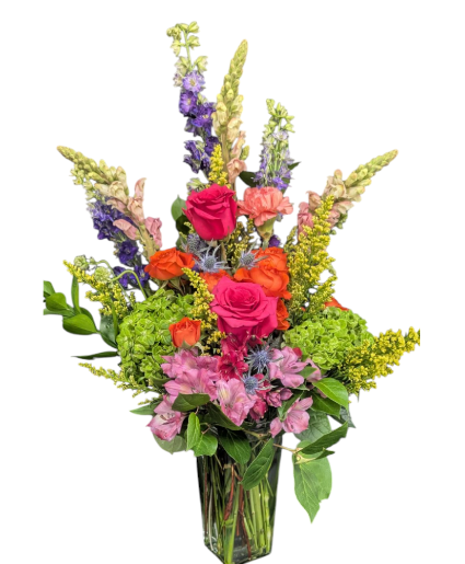 Abundant Colors Vase Arrangement