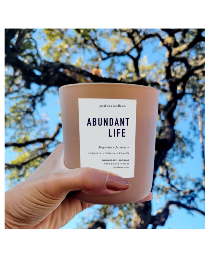 Abundant Life 12oz Candle $24.00