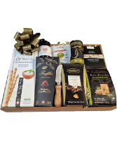 Acacia wood serving tray Gift Basket 