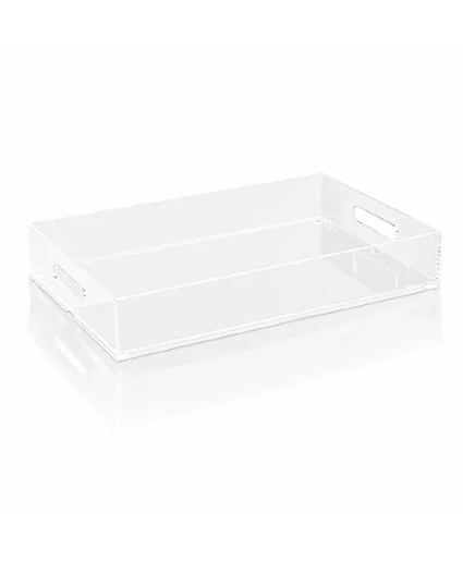 ACRYLIC TRAY WITH INSERT SLOT 