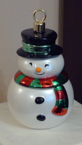 Add on Snowman Cookie Jar 2590 (Houston only) Christmas