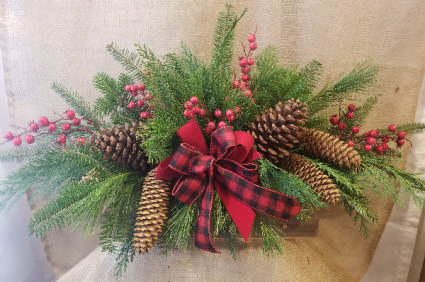 Adirondack Christmas Centerpiece