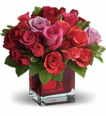 Madly in Love Bouquet with Red Roses floral arrangement