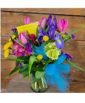 Administrative Professional Fresh Spring Vase! Spring Flowers