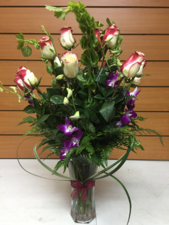 Adorable Roses and Orchids Romance