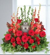 Adoration Urn Cremation Flowers (urn not included)
