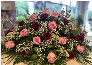 Adoring Heart Casket Blanket