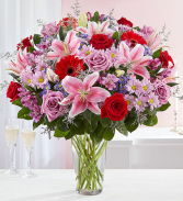 Adoring Love Bouquet Vase Arrangement