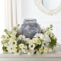 Adorning Elegance Urn Wreath Arrangement
