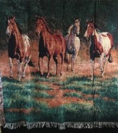 Hoofbeats & Heartbeats Afghan