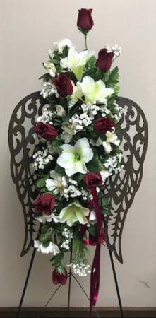 Aggie Angel Wings Silk Standing Spray