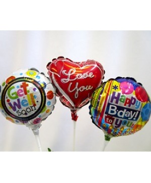 4" AIR FILLED BALLOON PICK  ADD ON ITEM