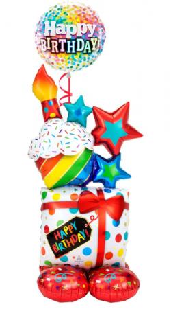 AirLoonz Happy Birthday Balloon Bouquet 