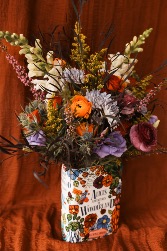 Alice In Wonderland  Book Vase 