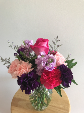 All about you bouquet Vase arrangement