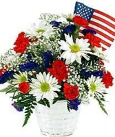 All American Basket    FHF 68-12 Fresh Floral Arrangement