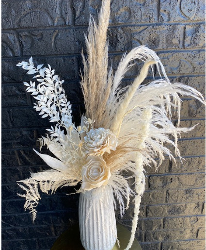 All Dressed in White Dried Floral Mix