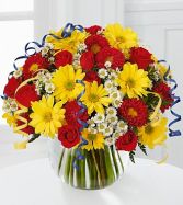 New Year Celebration Bubble Bowl Arrangement