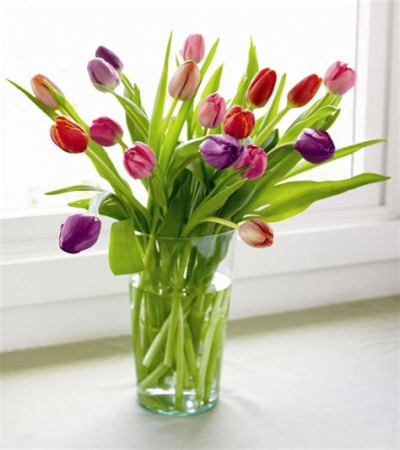 All for You Tulips Floral Arrangement