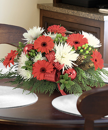 All I Want for Christmas Lifestyle Arrangement in Albany, NY | Ambiance Florals & Events