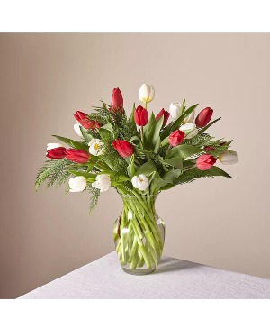 Beautiful Tulips  Vase
