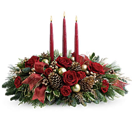 All Is Bright Bouquet Centerpiece