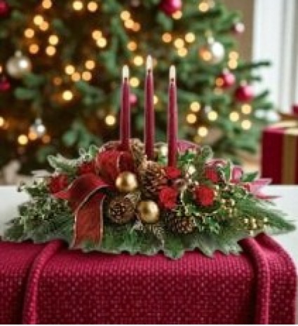 All is Bright Centerpiece Christmas