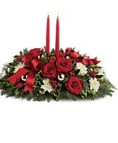 All is bright centerpiece  Christmas centerpiece