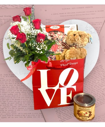 My Love Roses gift set in Ashland City, TN | As You Wish Floral Designs by Kimberly McCord