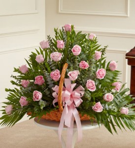 All Pink Fireside Basket in New Port Richey, FL | FLOWERS TODAY FLORIST All Pink Fireside Basket in New Port Richey, FL | FLOWERS TODAY FLORIST