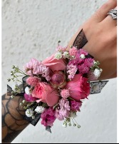 All Pink Flowers Designers Choice Corsage