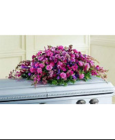 All Purple Casket spray  Casket Spray 