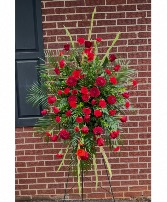 All Red Standing Spray  