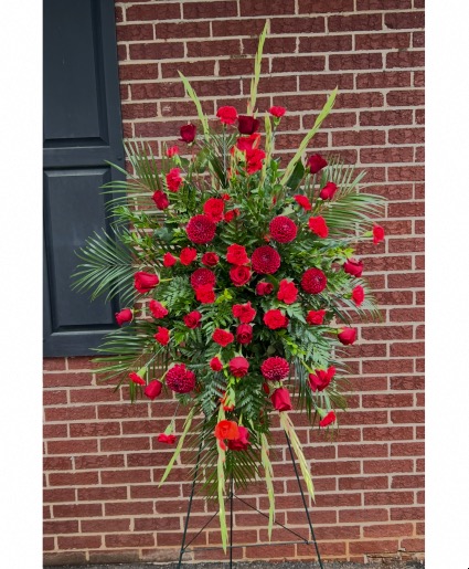 All Red Standing Spray