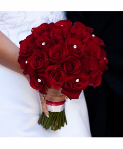 All rose bouquet can be customized to your color 