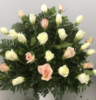 All Rose Tribute Traditional Funeral
